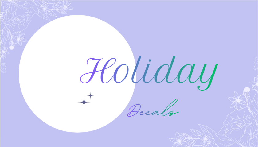 Holiday Decals