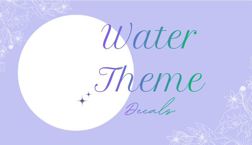 Water Theme Decals