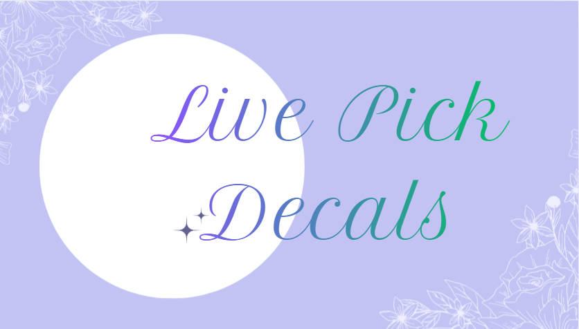 Live Pick Decals