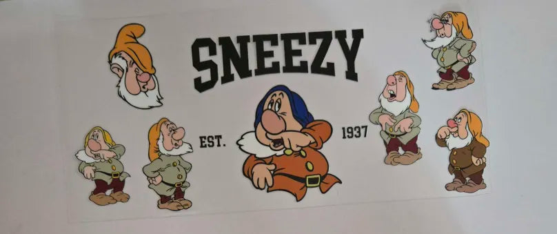 Sneezy Decal