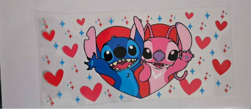 Blue guy and pink girl Decal