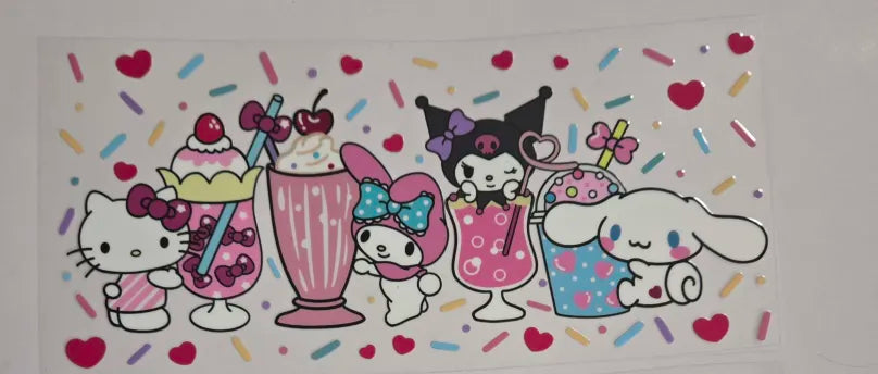 HK and friends Decal