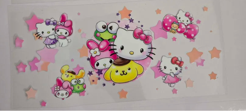 HK and friends Decal