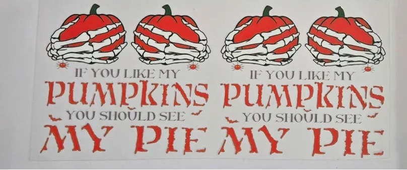 Pumpkins Decal