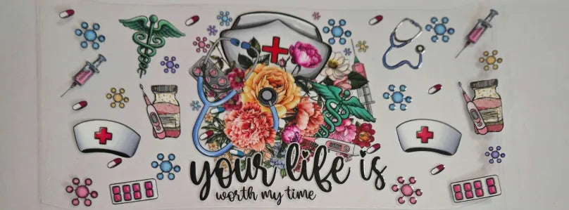 Your life is worth my time Decal