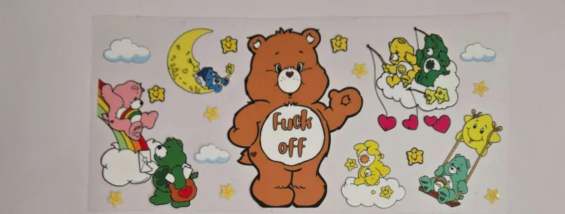 F off Bear Decal